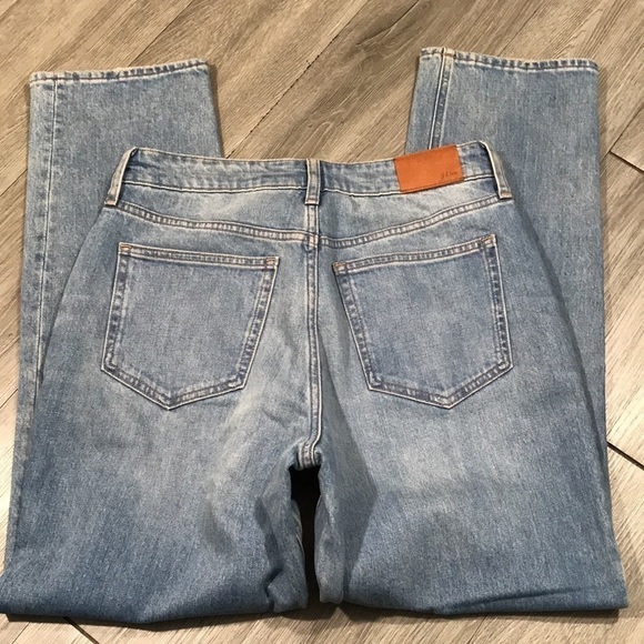 J.Crew Light Wash Curvy Straight High Rise Reimagined NWT Ankle Jeans #BA674 - Picture 5 of 13